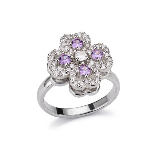 Amethyst Calm Ring