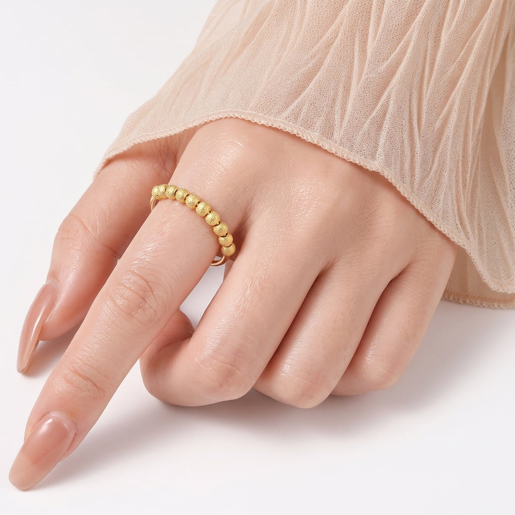 Frosted Beads Ring