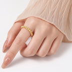 Frosted Beads Ring