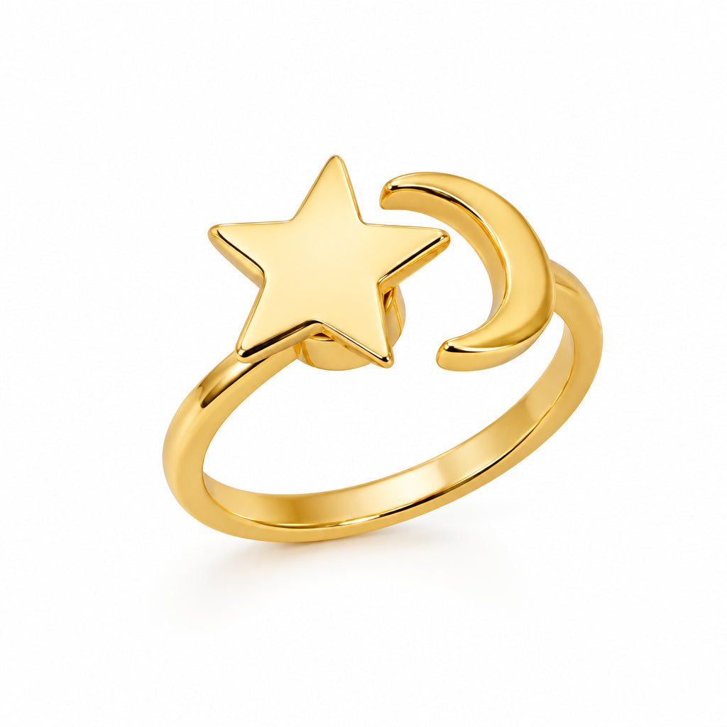 Four Clover Rotating Anxiety Rings for Women Gold Color Adjustable Stainless Steel Wedding Ring Aesthetic Jewelry Gift anillos